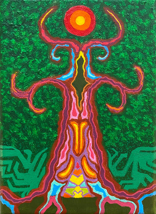 Mystical Tree 2, 5”x7”, 2026