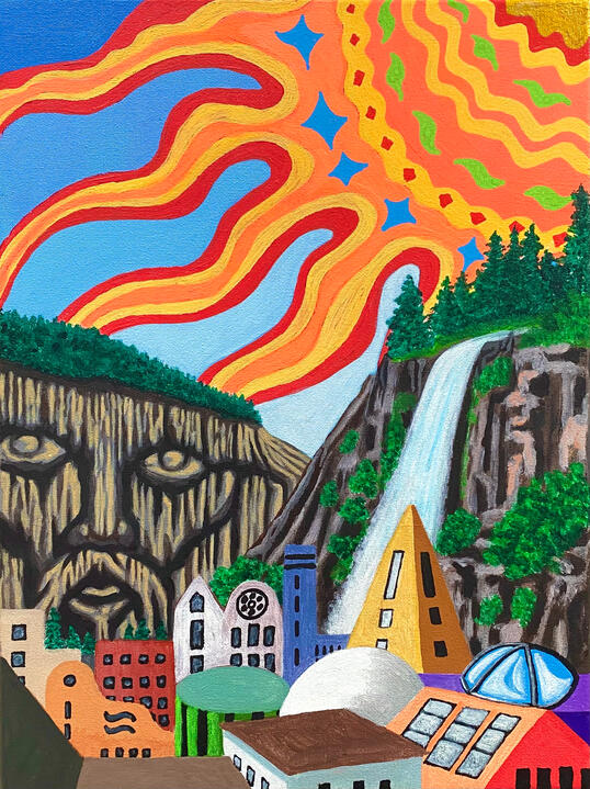 Summer In The Magic Mountains, 12”x16”, 2026