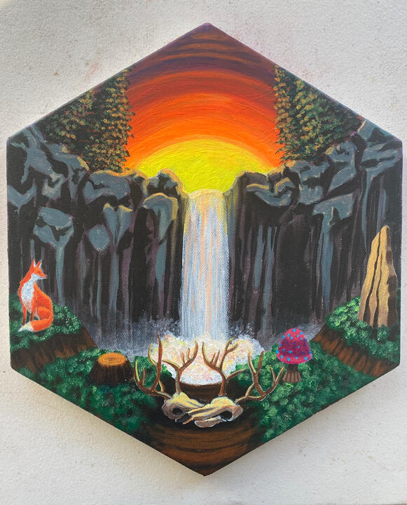 The Waterfall, 2025 - SOLD
