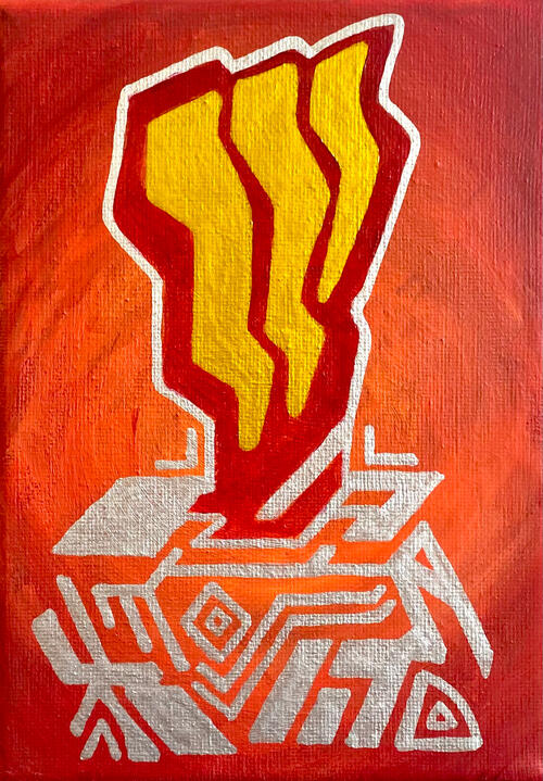 The Signal, 5”x7”, 2026 - SOLD